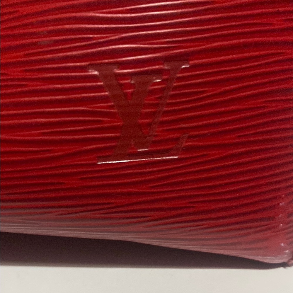 Louis Vuitton Red bag with Sleek Design  large speedy Authentic W/Dust Bag - Picture 2 of 8